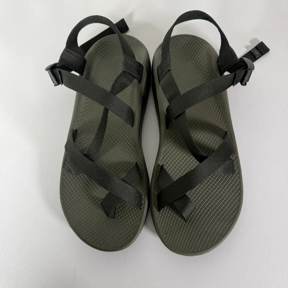 Chaco Z/Cloud 2 Sandals Mens 13 Black Toe Loop Strappy Hiking Outdoor